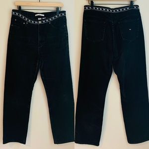 Vintage Tommy Hilfiger Spellout High Waist Jeans